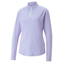 Camisa Puma Manga Longa Run Cloudspun 1/2 Zip - Feminina - Foto 1