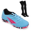 Chuteira Society Penalty Matís Xxi - Infantil + 1 Par de Meiões - Foto 1