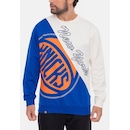 Blusão De Moletom NBA Wordmark New York Knicks - Masculino - Foto 5