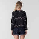 Camiseta Manga Longa Fila Cropped Ski Wr - Feminina - Foto 2