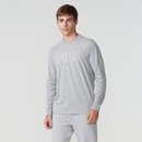 Camiseta Manga Longa Fila Letter Outline - Masculina - Foto 1