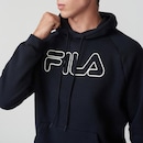 Blusão com Capuz Fila Letter Outline Winter - Masculino - Foto 2
