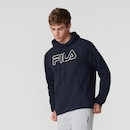 Blusão com Capuz Fila Letter Outline Winter - Masculino - Foto 3