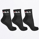 Kit Meias Cano Médio Fila - 3 Unidades - Unissex - Foto 1