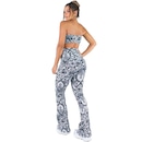Conjunto Mvb Modas Calça Flare e Top Tomara Que Caia Estampado - Feminino - Foto 2