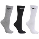 Kit de Meias Cano Alto Mizuno Basic -  3 Pares - Adulto - Foto 1