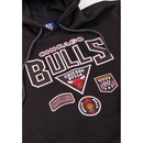 Blusão De Moletom Com Capuz NBA Patches Logo Chicago Bulls - Masculino - Foto 2
