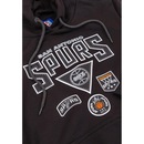 Blusão De Moletom Com Capu NBA Patches Chicago Bulls - Masculino - Foto 3