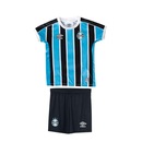 Kit do Grêmio Oficial L 2023 Umbro: Camisa + Calção - Infantil - Foto 1