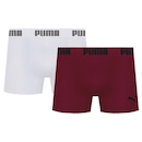 Kit Cuecas Boxer Puma Microfibra sem Costura - 2 unidades - Adulto - Foto 1