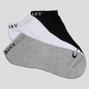 Kit Meia Soquete Oakley Show - 3 Pares - Unissex - Foto 1