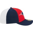 Boné Aba Curva New Era 59Fifty Fitted Low Profile New England Patriots Sideline 2023 - Fechado - Masculino - Foto 4