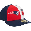 Boné Aba Curva New Era 59Fifty Fitted Low Profile New England Patriots Sideline 2023 - Fechado - Masculino - Foto 5
