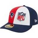 Boné Aba Curva New Era 59Fifty Fitted Low Profile New England Patriots Sideline 2023 - Fechado - Masculino - Foto 8
