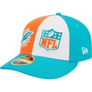 Boné Aba Curva New Era 59Fifty Fitted Low Profile Miami Dolphins Sideline 2023 - Fechado - Masculino - Foto 3