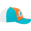 Boné Aba Curva New Era 59Fifty Fitted Low Profile Miami Dolphins Sideline 2023 - Fechado - Masculino - Foto 4