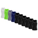 Kit Camisetas Regata Dellas Fit Dry Lisa Básica Treino - Masculina - 10 unidades - Foto 1