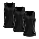 Kit Camisetas Regata Dellas Fit Lisa Básica Dry - Masculina - 3 Unidades - Foto 1