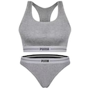 Conjunto Puma com Tops Fitness com Bojo + Calcinha - Feminino - Foto 1