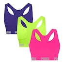 Kit Tops Puma Nadador sem Costura - 3 Unidades - Feminino - Foto 2