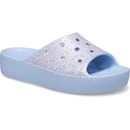 Chinelo Crocs Classic Plataform Glitter Slide - Feminino - Foto 2