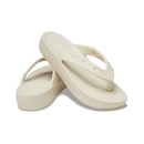 Chinelo Crocs Classic Plataform Flip Bone - Unissex - Foto 4