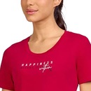 Camiseta Alto Giro Skin Fit Inspiracional - Feminina - Foto 3