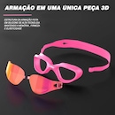 Kit Natação Gold Sports Óculos Lince Demi Mirror Hd + Mesh Bag + Clip Nasal + Protetor de ouvido - Foto 4