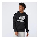 Blusão de Moletom com Capuz New Balance Essentials Stacked Logo Po Hoodienb - Masculino - Foto 1