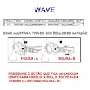 Kit Óculos de Natação Gold Sports Wave Ii Performance Espelhado Touca Elastano Nose Clip e Ear Plug - Adulto - Foto 8