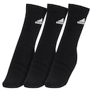 Meia Cano Alto adidas Cushion Pack 35 ao 37 - 3 Pares - Adulto - Foto 3