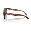 Óculos de Sol Oakley Frogskins Matte Tortoise Prizm Tungsten - Adulto - Foto 3