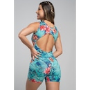 Macaquinho Fitness MVB Modas Curto Liso Suplex - Feminino - Foto 3