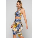 Bermuda de Ciclista Mvb Modas Suplex Cintura Alta Fitness - Feminina - Foto 2