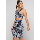 Bermuda de Ciclista Mvb Modas Suplex Cintura Alta Fitness - Feminina - Foto 2