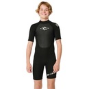 Short John Rip Curl Omega 2Mm Springsuit Back Zip Black - Infantil - Foto 2