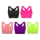 Kit Tops Puma Nadador sem Costura - Feminino - 5 unidades - Foto 2