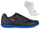 Chuteira Futsal Topper Capita II + Meias - Adulto - Foto 1