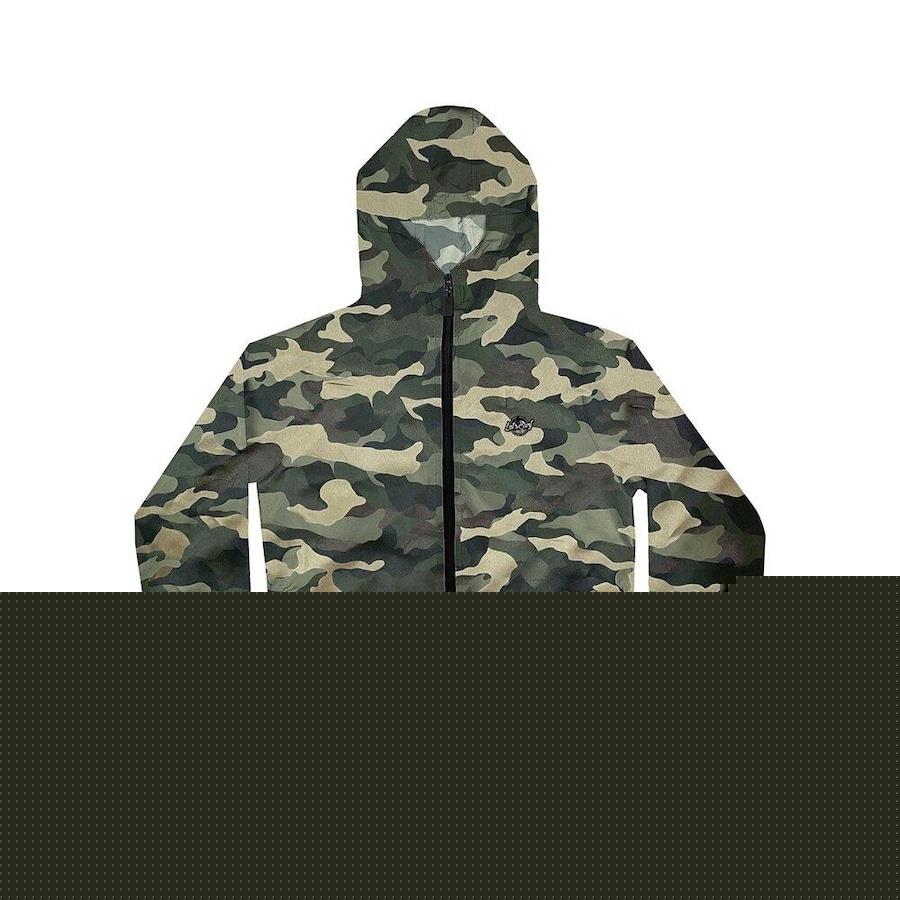 Jaqueta Corta Vento Wss Light Camuflado Let´S Surf - Infantil - Foto 1