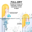 Máscara de Mergulho Gold Sports Full Face com Snorkel - Adulto - Foto 6