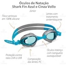 Óculos de Natação Vollo Shark Fin - Infantil - Foto 4