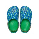 Sandália Crocs Baya Printed Clog K Blue Bolt/Multi - Masculino - Foto 5