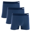 Kit de Cueca Boxer Mash Microfibra Risca de Giz - 3 unidades - Adulto - Foto 2