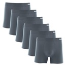 Kit Cuecas Boxer Mash Microfibra Risca de Giz 045.00 - Adulto - 6 unidades - Foto 1