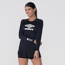 Camiseta Umbro Manga Longa Futevolei Graphic C. - Feminina - Foto 1