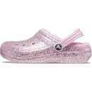 Sandália Crocs Classic Lined Glitter Clog T Flamingo - Feminino - Foto 3