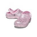 Sandália Crocs Classic Lined Glitter Clog T Flamingo - Feminino - Foto 4