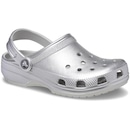 Sandália Crocs Classic Metallic Cg K Silver Metallic - Unissex - Foto 2