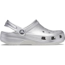 Sandália Crocs Classic Metallic Cg K Silver Metallic - Unissex - Foto 1
