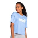 Blusa Cropped Puma Essentials Logo - Feminina - Foto 1